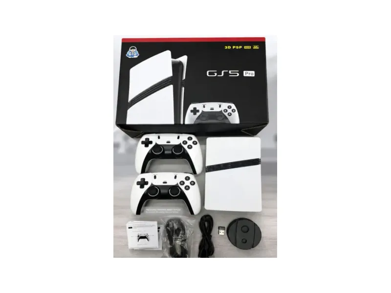 WEARME GS5 Pro Classic TV Video Game Console 1 64 GB with 25000 Games, God of War, Tekken, 53 Simulators for PSP Games