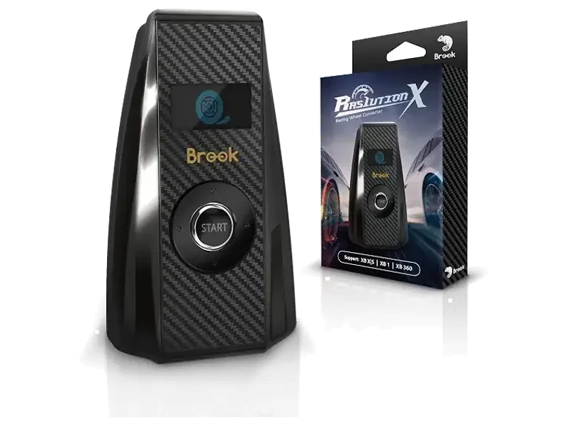Brook Rasution X - Racing Wheel Converter for Xbox Series X|S, Xbox One, Xbox 360 | Supports 60+ steering wheels | Force Feedback & App Control