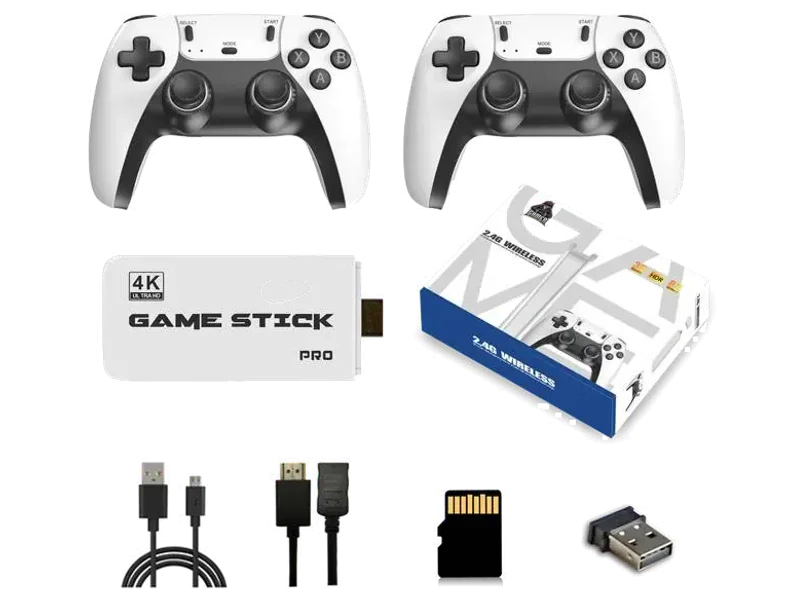 NYNTNIN Pro 4k Ultra Retro Game Stick Console Wireless Video games for tv Motion Controller