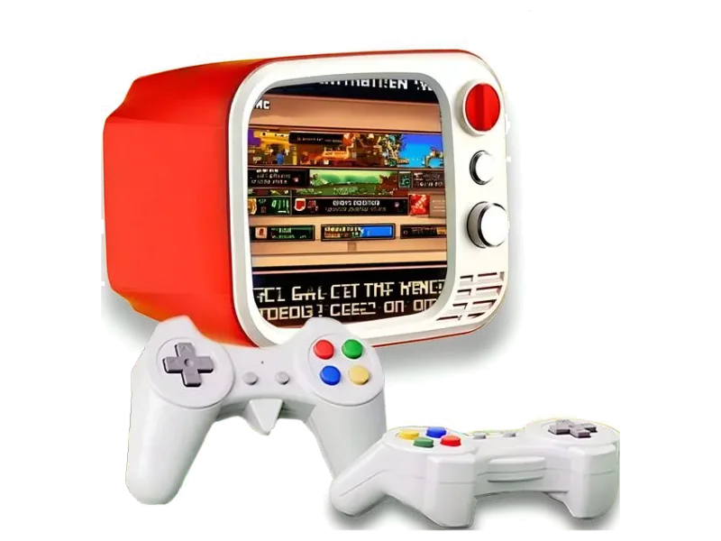 HG WORLD Retro H7 Game Box gaming console for tv With 2 Player Portable Sup Game Box 3.5"TV Screen Rechargeable Battery Handheld Console Hand Video Game For TV 64 GB with 700+ Classic Video Game Handheld, Best Gift All Ages, Mario Game Tv Game Set