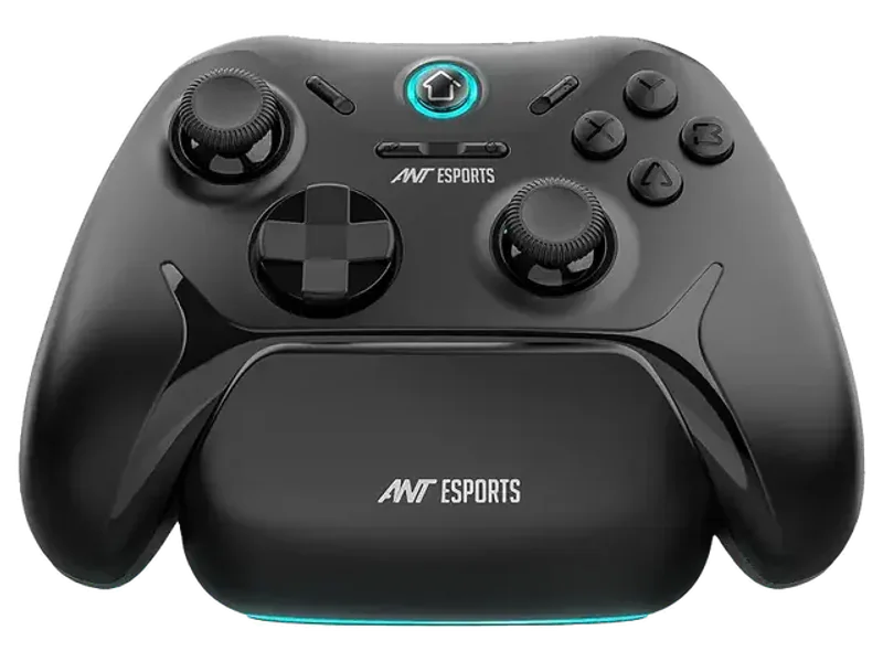 Ant Esports ULTRANOVA Tri-Mode Wireless Gamepad with Drift Free TMR Joysticks & Triggers, Charging Dock, 1000Hz Polling, Turbo, Macro, Bluetooth, 2.4GHz, USB-C, PC, Switch, Android, iOS, PS4