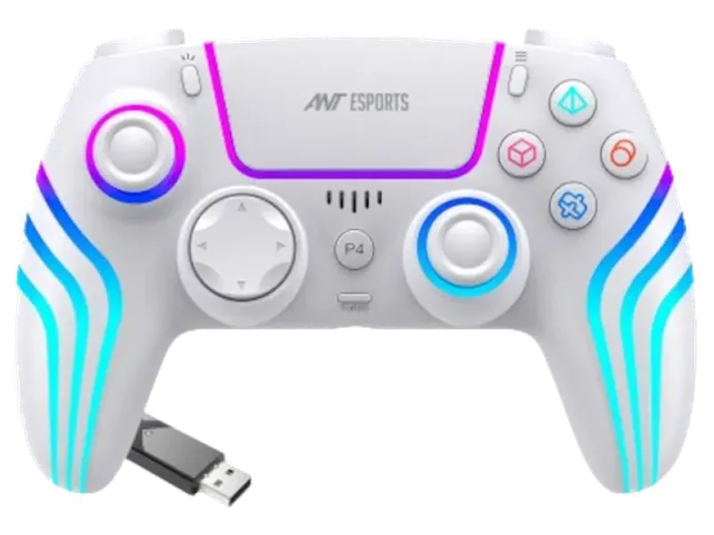 ANT ESPORTS GP400 Wireless Gamepad (White)