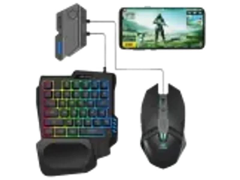 ANT ESPORTS MG401, MOBILE GAMING COMBO, 4 IN1 FOR PUBG, COD GAMES - BLACK