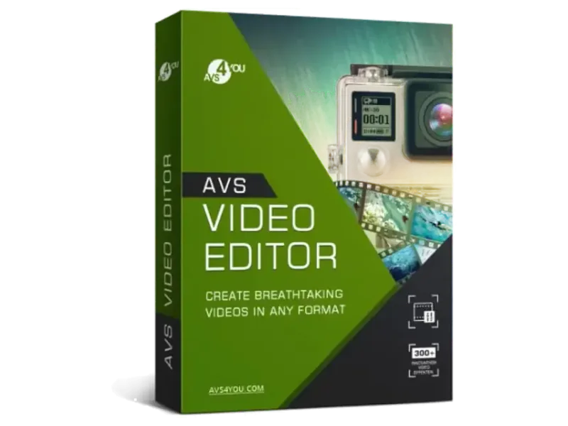AVS Video Editor Lifetime Unlimited Subscription [DVD]