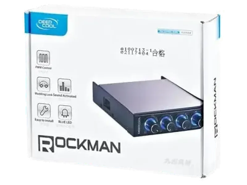 Deepcool Rockman PWM Fan Controller With Blue LED