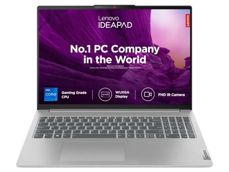 LENOVO IDEAPAD SLIM 5 INTEL CORE I7 13700H 16 INCH(40.6CM) WUXGA IPS LAPTOP (16GB/512GB SSD/WIN 11/OFFICE 2021/BACKLIT KB/FHD CAMERA/ALEXA/3 MONTH GAME PASS/CLOUD GREY/1.89KG), 82XF003JIN