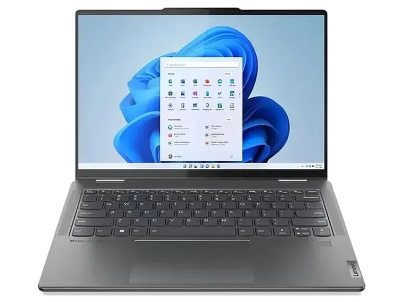 LENOVO YOGA 7 OLED AMD AMD RYZEN 7 OCTA CORE 7735U - (16 GB/512 GB SSD/WINDOWS 11 HOME) 14ARP8 2 IN 1 LAPTOP (14.2 INCH, TIDAL TEAL, 1.49 KG, WITH MS OFFICE)