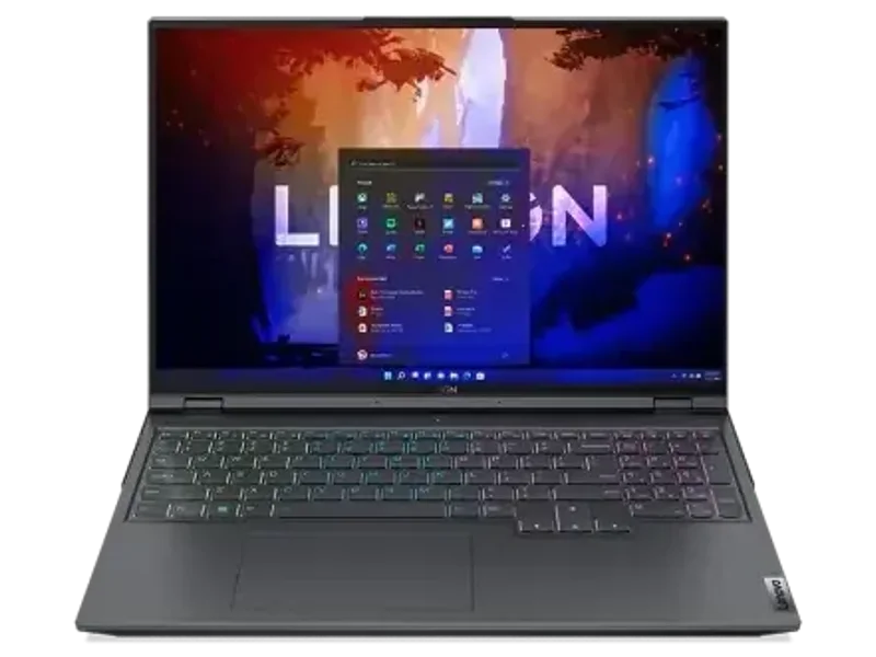 LENOVO LEGION 5 PRO AMD RYZEN 7 6800H 16 INCH (40.64CM) QHD IPS 165HZ 500NITS GAMING LAPTOP (32GB/1TB SSD/WIN 11/OFFICE 2021/NVIDIA RTX 3070 8GB/ALEXA/3 MONTH GAME PASS/STORM GREY/2.49KG), 82RG00AGIN