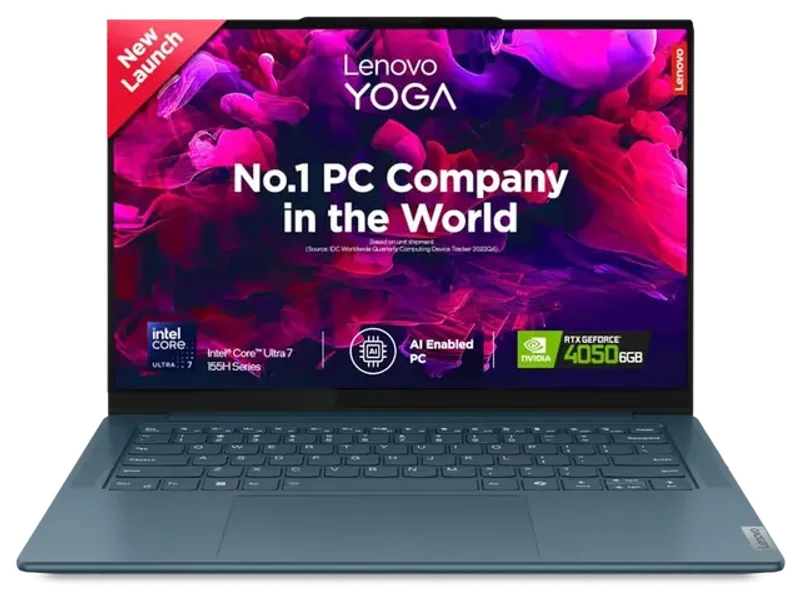 LENOVO YOGA PRO 7 INTEL EVO CORE ULTRA 7 155H BUILT-IN AI 14 INCH(35.5CM) 2.8K-OLED 400NITS 120HZ LAPTOP (16GB/1TB SSD/NVIDIA RTX 4050 6GB/FHD+IR CAMERA/WIN11/MSO 21/3MON GAMEPASS/GREY/1.5KG), 83E2005EIN