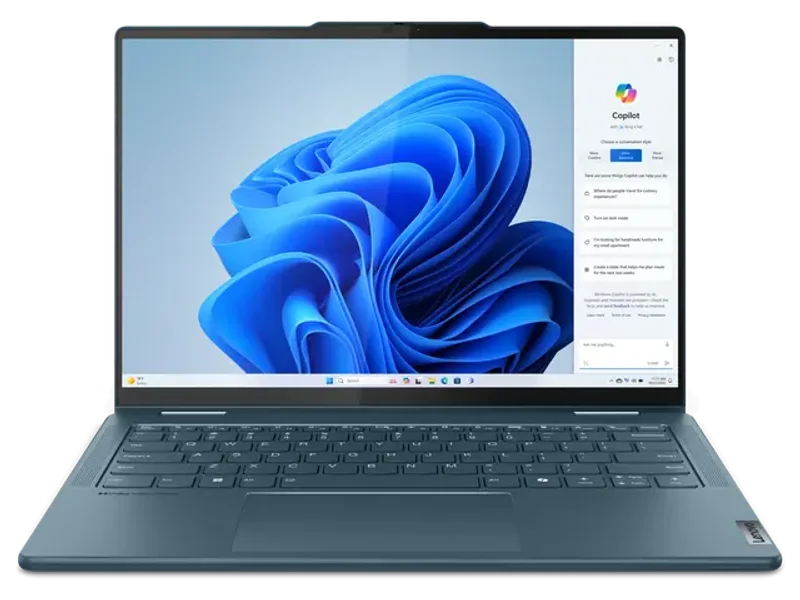 LENOVO YOGA 7 2IN1 83DJ006YIN [ULTRA7-155H 14TH GEN/16GB/1TB SSD/WIN11 HOME+MSO/14.0 INCH TOUCH/INTEGRATED GRAPHICS /1 YEAR(S)/TIDEAL TEAL]