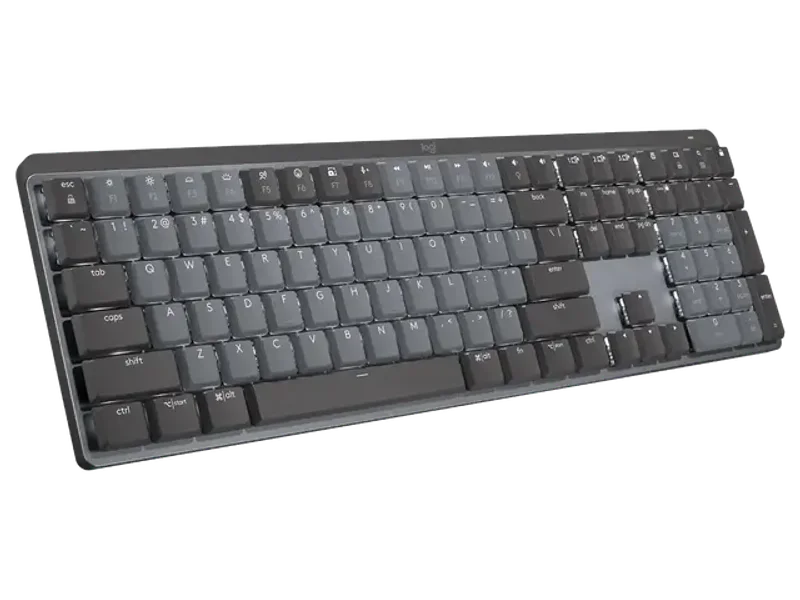 Logitech MX Mechanical Wireless Illuminated Performance Keyboard with Free Adobe Subscription, Linear Switches, Backlit Keys, Bluetooth, USB-C
