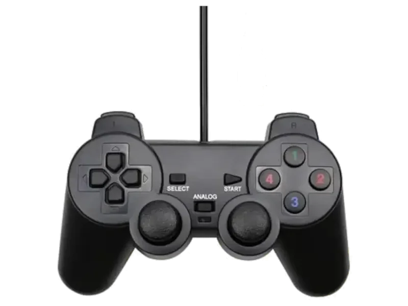 MARKIF VIBRATION GAMING JOYPAD CONTROLLER FOR PC/LAPTOP (BLACK) USB Gamepad.