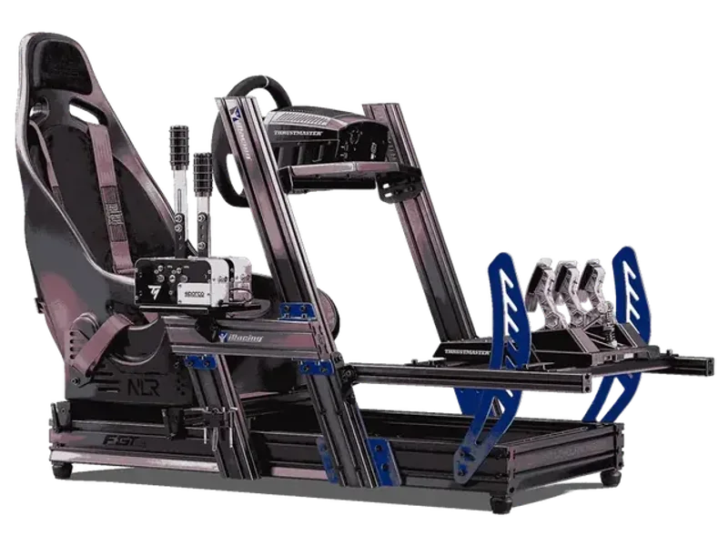 Next Level Racing F-GT Elite iRacing Edition Aluminum Formula GT Simulator Cockpit NLR-E012