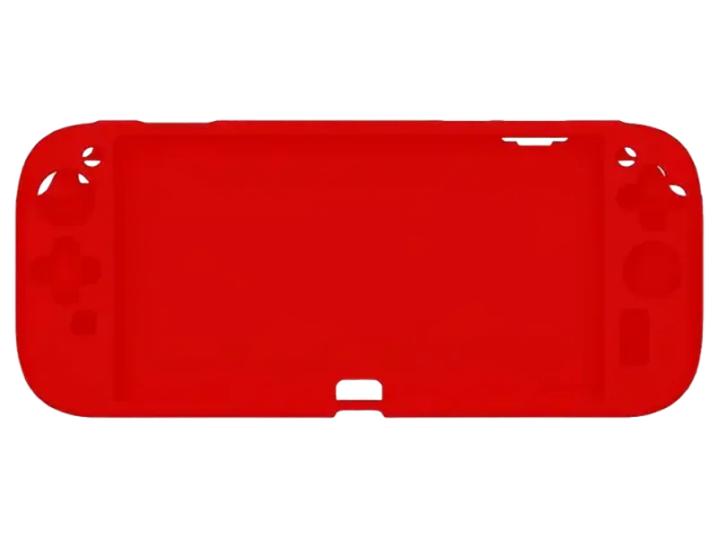 Havilah Case for Nintendo Switch 2 Console Soft Silicone Full-Body Case with Tempered Glass Anti-Slip Protective Cover(Red)