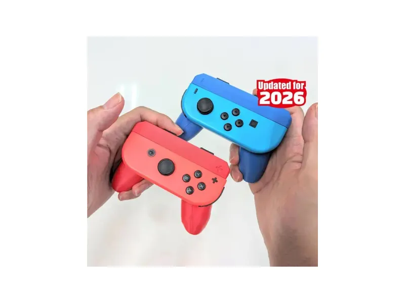 Action Pro Joy-Con Grip Compatible with Nintendo Switch 2 Controller | Ergonomic Handle Gamepad