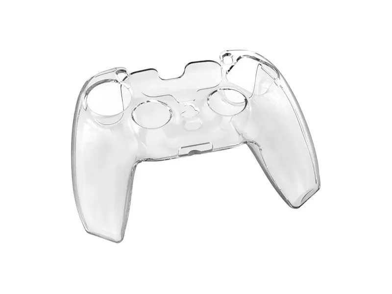 ONETECHI Protective Case for PLAYSTATIO5 Controller, Crystal Cover, PS5 Game Pad PC Shell, Heat Dissipation, Anti-Slip/Scratch/Fingerprint, Ergonomic Grip, Lightweight Durable (Clear)
