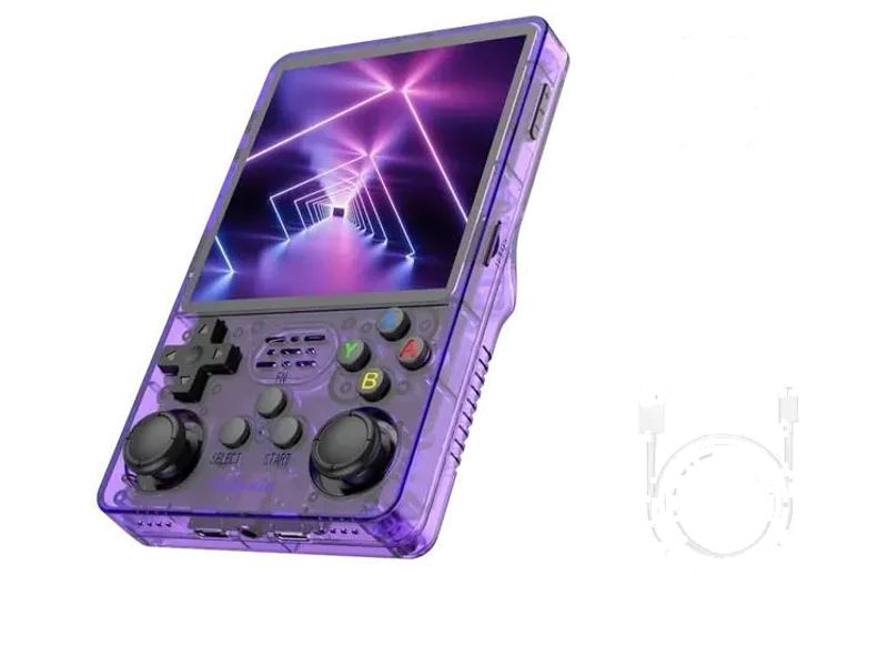 Cubonic Xplore R36S Dual Joystick, 3.5" HD Display, Quirky Look & Expandable Storage Wi-fi Gamepad