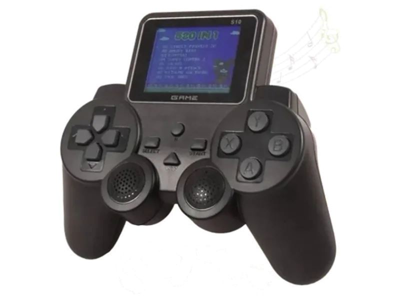 Rhonnium Handheld Game Console's Sleek and ergonomic Design Gamepad