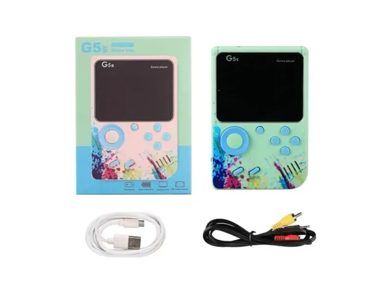 G5 Video Game, Handheld Game Box with TV Output Gaming Console, Rechargeable V.5 Exclusive Edition