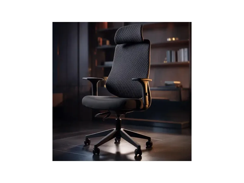 DROGO Marvo Ergonomic Office Chair for Work & Home with Adjustable Cushion Lumbar Support | Premium Breathable Mesh Computer Chair with 3D Armrest, 3D Headrest, 145° Recline with Tilt Lock (Black)