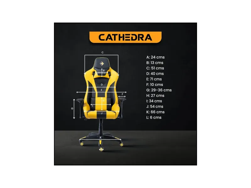 COSMIC BYTE CB-GC-03 Cathedra Gaming Chair