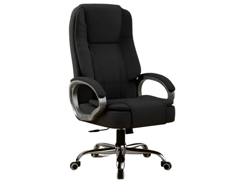 Green Soul Vienna | Fabric Office Chair | Ergonomic Executive Boss Chair with Spacious Cushioned Seat | Heavy Duty Metal Base | High Back | 3 Years Warranty (Full Grey)