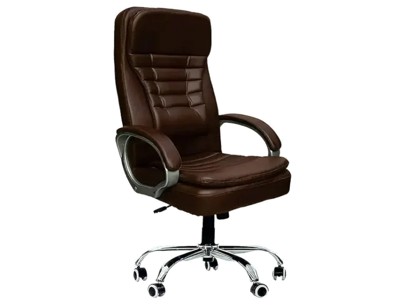 Mesh High‑Back Desk Chair with Adjustable Lumbar Support, 3‑D Armrests & Advanced Recline – Stylish Brown Office/Computer Chair