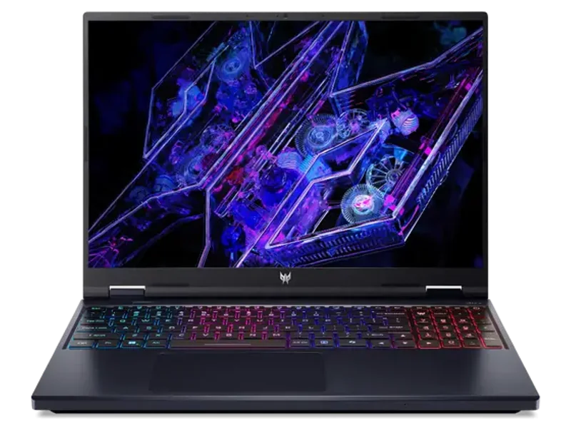 ACER PREDATOR HELIOS NEO 16S AI ULTRA 9 PROCESSOR 275HX 16 GB DDR5 6400MHZ MEMORY 1024GB PCIE NVME SED SSD RTX 5070 8G-GDDR7 (4C*512*8*4) 28GBPS 16" OLED 240HZ DCI-P3 100% DDS W11 ABYSSAL BLACK NH.QXASI.002