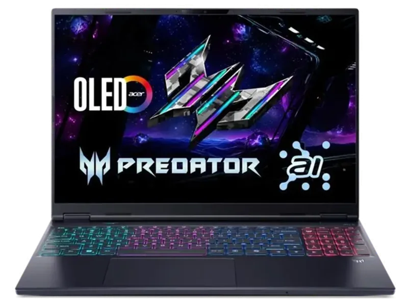 ACER PREDATOR HELIOS NEO 16S AI ULTRA 7 PROCESSOR 255HX 16 GB DDR5 6400MHZ MEMORY 1024GB PCIE NVME SED SSD RTX 5070 8G-GDDR7 (4C*512*8*4) 28GBPS 16" OLED 240HZ DCI-P3 100% DDS W11 ABYSSAL BLACK