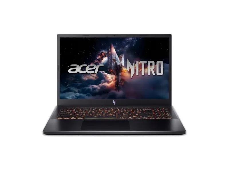 Acer Nitro V 15, Intel core i5-13th Gen 13420H,NVIDIA GeForce RTX - 5050 8GB, 16 GB/512 GB,Full HD IPS,15.6"/39.62 cm,165 Hz, Win 11 Home, Obsidian Black, 2.113 kg, ANV15-52, Amber KB,Gaming Laptop