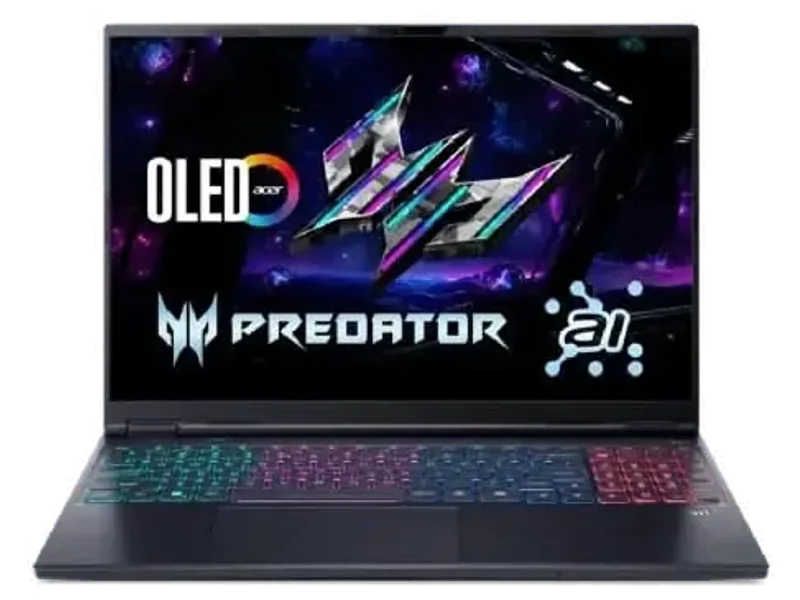 Acer Predator Helios Neo 16S Gaming Laptop, Intel Core Ultra 7, 16GB RAM, 1TB SSD, 16 Inch OLED Display, GeForce RTX 5060 8GB, Windows 11