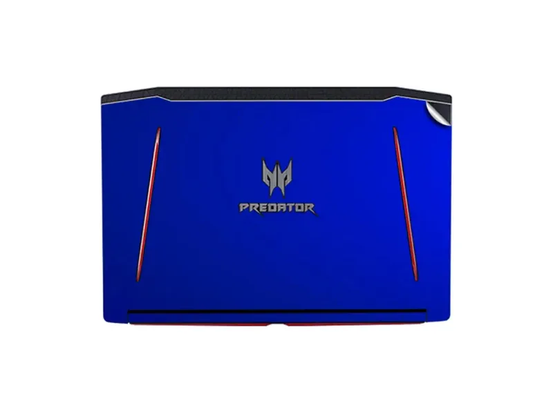 GADGETS WRAP Premium Vinyl Laptop Decal Top Only Compatible with Acer Predator Helios 300 15.6 MN-N17C1 - Blue Electroplating