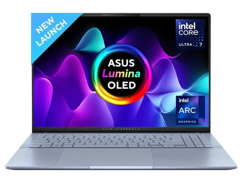 ASUS VIVOBOOK S 16 OLED (2024), INTEL CORE ULTRA 7 155H, BUILT-IN AI, 16" 3.2K (40.64CM), 3200 X 2000 120HZ, (16GB/1TB SSD/WIN 11/INTEL ARC GRAPHICS/MS OFFICE 2021/MIST BLUE/1.50KG), S5606MA-MX751WS