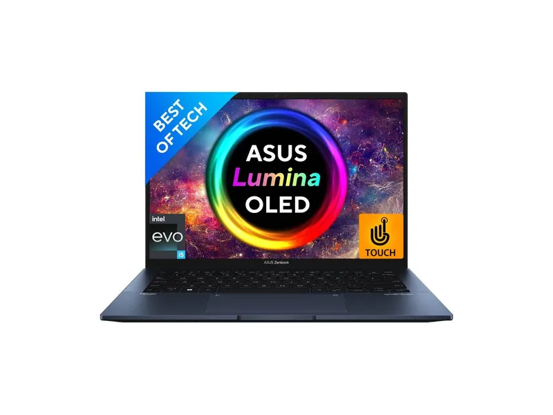 ASUS ZENBOOK 14 OLED TOUCH INTEL EVO P-SERIES INTEL CORE I5 12TH GEN 1240P - (16 GB/512 GB SSD/WINDOWS 11 HOME) UX3402ZA-KN531WS THIN AND LIGHT LAPTOP (14 INCH, PONDER BLUE, 1.39 KG, WITH MS OFFICE)