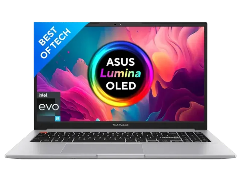 ASUS VIVOBOOK S15 OLED 2022, 15.6" 39.62 CM FHD OLED, INTEL CORE EVO I5-12500H 12TH GEN, THIN AND LIGHT LAPTOP (16GB/512GB SSD/IRIS XE GRAPHICS/WINDOWS 11/OFFICE 2021/GREY/1.8 KG), S3502ZA-L501WS