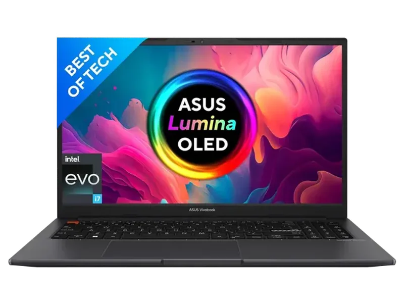 ASUS VIVOBOOK S15 OLED 2022, 15.6" 39.62 CM FHD OLED, INTEL CORE EVO I7-12700H 12TH GEN, THIN AND LIGHT LAPTOP (16GB/512GB SSD/IRIS XE GRAPHICS/WINDOWS 11/OFFICE 2021/BLACK/1.8 KG), S3502ZA-L702WS