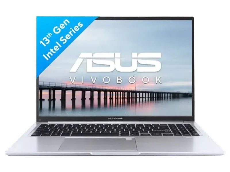 ASUS VIVOBOOK 16 INTEL CORE I5 13TH GEN 1335U - (16 GB/512 GB SSD/WINDOWS 11 HOME) X1605VAB-MB544WS THIN AND LIGHT LAPTOP (16 INCH, TRANSPARENT SILVER, 1.88 KG, WITH MS OFFICE)
