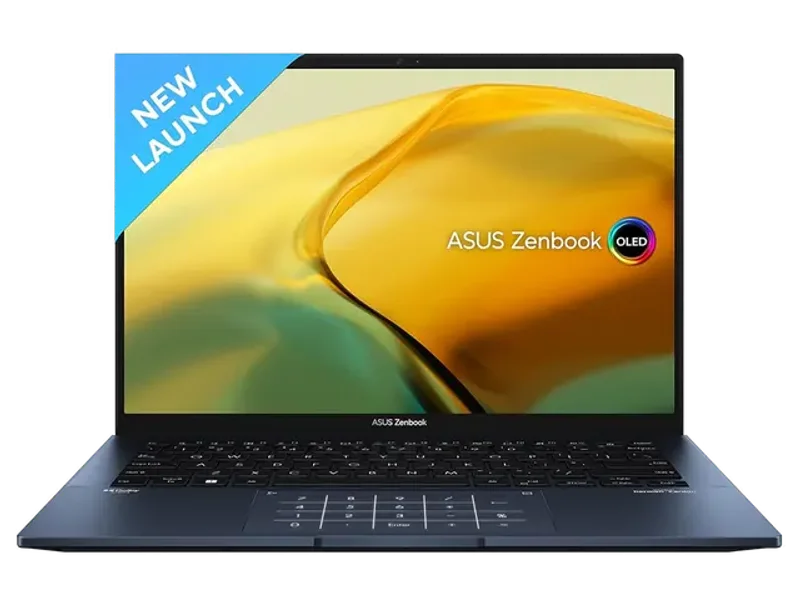 ASUS ZENBOOK 14 OLED (2023), INTEL CORE I7-1360P 13TH GEN, 14" (35.56 CM) 2.8K 90HZ OLED, THIN & LIGHT LAPTOP (16GB/512GB SSD/IRIS XE/WIN 11/OFFICE 2021/75W BATTERY/BLUE/1.39 KG), UX3402VA-KN741WS