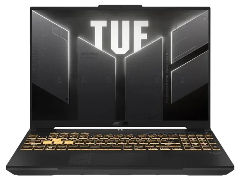 ASUS TUF GAMING F16 13TH GEN,INTEL CORE I7-13620H GAMING LAPTOP(NVIDIA RTX 4050-6GB/140W TGP/16GB/512GB/FHD+/16 INCH/144HZ/WINDOWS 11/M365 BASIC(1YEAR)*/OFFICE HOME 2024/MECHA GRAY/2.20 KG)FX677VU-RL155WS
