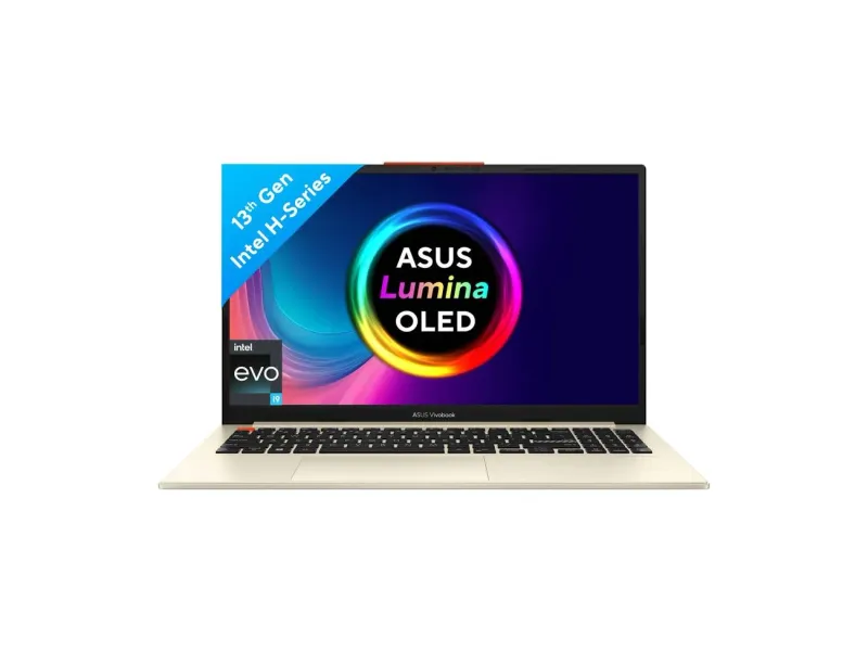 ASUS VIVOBOOK S 15 OLED INTEL EVO H-SERIES INTEL CORE I9 13TH GEN 13900H - (16 GB/1 TB SSD/WINDOWS 11 HOME) S5504VA-MA954WS THIN AND LIGHT LAPTOP (15.6 INCH, CREAM WHITE, 1.70 KG, WITH MS OFFICE)