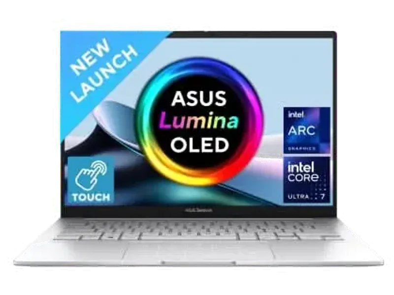 ASUS ZENBOOK 14 OLED, LIGHT WEIGHT LAPTOP, AI-POWERED INTEL EVO CORE ULTRA 7 155H (16GB/1TB/INTEL ARC GRPH/35.56 CM (14) 3K/WINDOWS 11 HOME) UX3405MA-PZ751WS
