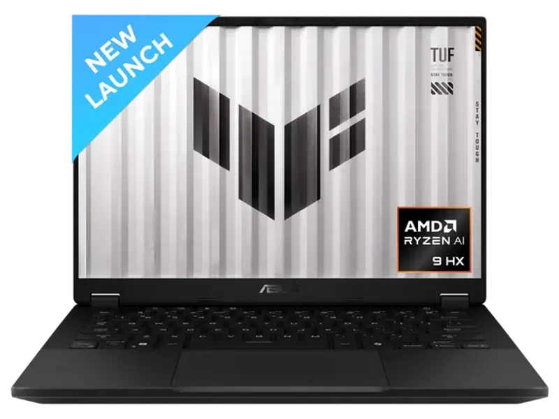 ASUS TUF GAMING A14, AI POWERED GAMING LAPTOP, AMD RYZEN AI 9 HX 370, RTX 4060 GPU (32GB/2TB/35.56 CMS (14) 2.5K/WINDOWS 11 HOME) FA401WV-RG037WS