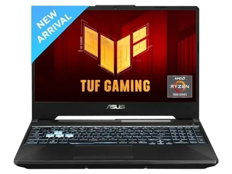 ASUS TUF GAMING A15 AMD RYZEN 7 OCTA CORE 7435HS - (16 GB/512 GB SSD/WINDOWS 11 HOME/4 GB GRAPHICS/NVIDIA GEFORCE RTX 3050/144 HZ) FA566NCR-HN254WS GAMING LAPTOP (15.6 INCH, GRAPHITE BLACK, 2.3 KG, WITH MS OFFICE)