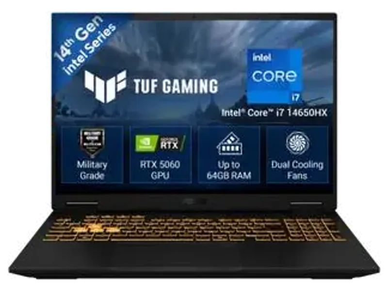 ASUS TUF Gaming 16 (2026) Intel Core i7 14th Gen 14650HX - (16 GB/512 GB SSD/Windows 11 Home/8 GB Grap...