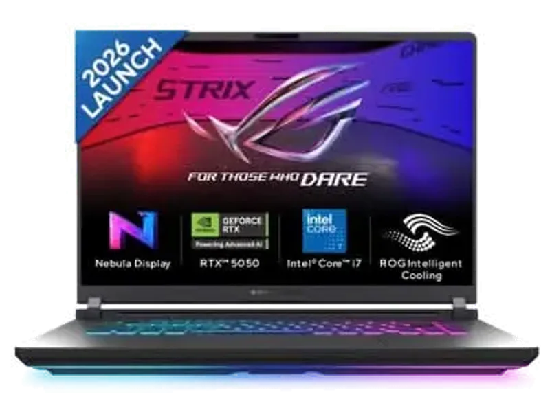 ASUS ROG Strix G16 G615JHR-TS144WS, Intel Core i7 14650HX, 16GB RAM, 1TB SSD, RTX 5050 GPU, 16 inch 2.5K resolution, Windows 11 Home, Office Home 2024 ,M365 Basic-1 Year Validity, Gaming Laptop, 1 Year(s), GREY Warranty