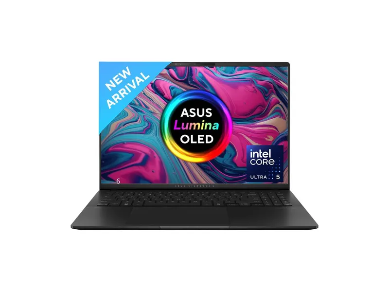 ASUS VIVOBOOK AI PC INTEL CORE ULTRA 9 185H - (16 GB/1 TB SSD/WINDOWS 11 HOME) S5606MA-MX952WS THIN AND LIGHT LAPTOP (16 INCH, NEUTRAL BLACK, 1.50 KG, WITH MS OFFICE)