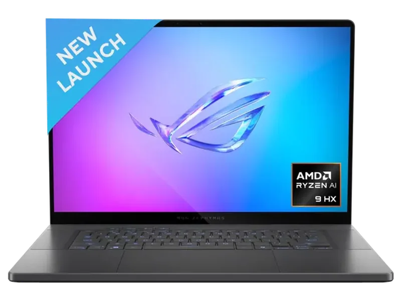 ASUS ROG ZEPHYRUS G16, AI POWERED GAMING LAPTOP, AMD RYZEN AI 9 HX 370, RTX 4060 GPU (16GB/1TB/40.64 CMS (16) 2.5K/WINDOWS 11 HOME) GA605WV-QP078WS
