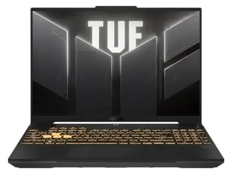 ASUS TUF Gaming F16, Gaming Laptop, Intel Core 5 Processor 210H, RTX 3050 GPU (16GB/512GB/40.64 cms (16) FHD+/Windows 11 Home/Microsoft Office Home 2024 + Microsoft 365 Basic) FX607VJB-RL179WS