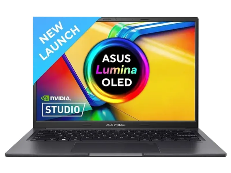ASUS CREATOR SERIES VIVOBOOK 14X OLED (2023), INTEL CORE I7-12650H 12TH GEN, 14 INCH (35.56 CM) 2.8K 90HZ OLED, CREATOR/GAMING LAPTOP (16GB/1TB/4GB RTX 2050/WIN11/FP/BLACK/1.4 KG), K3405ZFB-KM751WS
