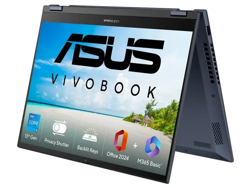 ASUS VIVOBOOK S14 FLIP TP3402VAO-LZ619WS [CI5-13420H/16GB/512GB SSD/WIN11 HOME+MS24/14.0" TOUCH/INTEGRATED GRAPHICS/1 YEAR(S)/BLUE]